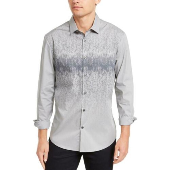Alfani Other - Alfani Printed Long Sleeve Button-Down Shirt